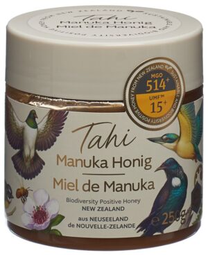 TAHI Manuka Honig UMF 15+ MGO 514+ D/F  Topf 250 g
