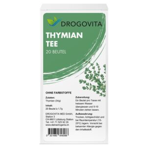 DROGOVITA Thymian Tee                   Btl 20 Stk