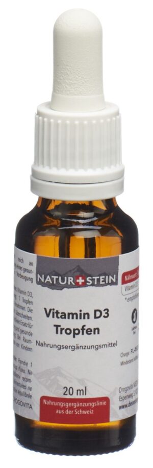 NATURSTEIN Vitamin D3 Tropfen         Glasfl 20 ml