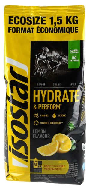 ISOSTAR Hydrate & Perform Plv Lemon Btl 1.500 kg
