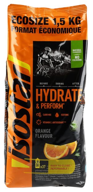 ISOSTAR Hydrate & Perform Plv Orange Btl 1.500 kg