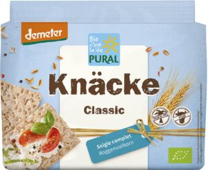 PURAL Knäckebrot Roggen Delikatess Demete 250 g