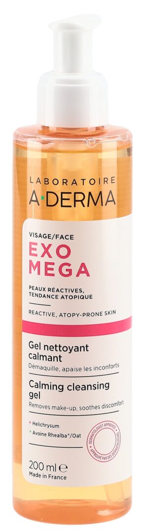 A-DERMA EXOMEGA Gesichts-Reinigungsgel beFl 200 ml