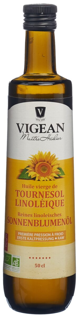 VIGEAN Sonnenblumenöl Bio                Fl 500 ml