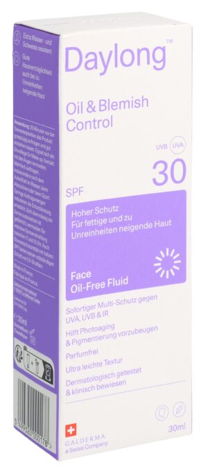 DAYLONG Oil&Blem Contr Oil-Free Flu SPF30 Tb 30 ml
