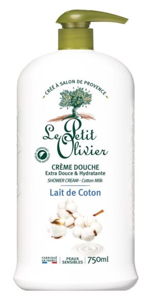 LE PETIT OLIVIER Duschcreme Baumwoll HypoFl 750 ml