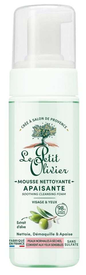 LE PETIT OLIVIER olive mousse nettoyante    150 ml