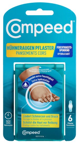 COMPEED Hühneraugen Pflaster feuchtigk Box 6 Stk
