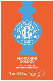 ROGER GALLET Mandarine Doudou EDP    Roll-on 15 ml