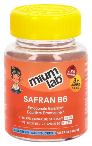 MIUMLAB Kids Gummies Safran B6           Ds 30 Stk