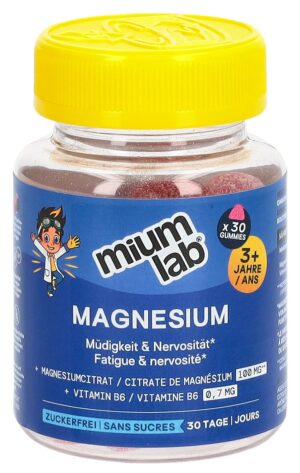 MIUMLAB Kids Gummies Magnesium           Ds 30 Stk