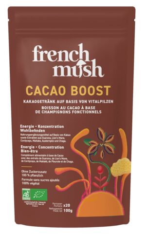FRENCH MUSH Cacao Boost Plv              Btl 100 g