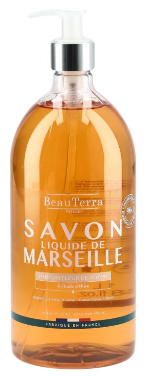 BEAUTERRA Flüssigseife Marseille BaumwolFl 1000 ml