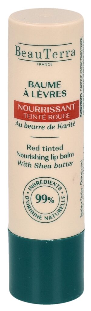 BEAUTERRA Lippenbalsam pflegend rot Stick 4 g