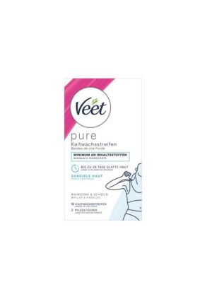 VEET Kaltwachsstreif Bikini&Achseln sens   8 2 Stk