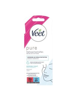 VEET Kaltwachsstreif Gesicht sens Haut      20 Stk