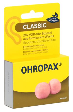 OHROPAX Ohrstöpsel Classic              Box 20 Stk