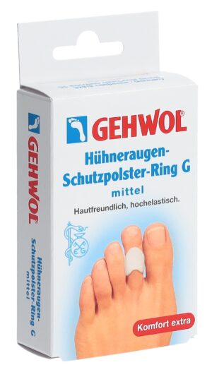 GEHWOL Huehneraugen-Schutzpolster-Ring G mitt 3 Stk