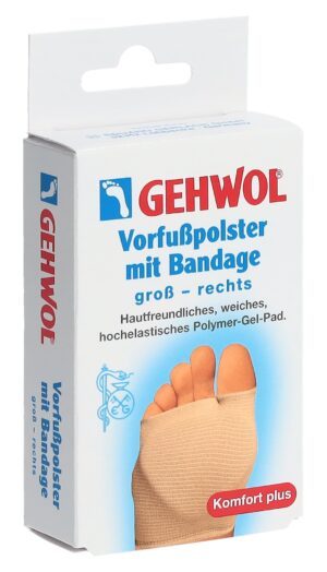 GEHWOL Vorfusspolster mit Bandage gross rechts