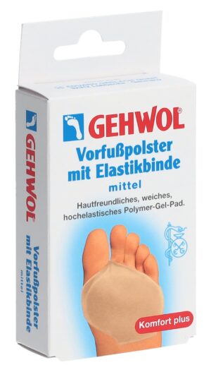 GEHWOL Vorfusspolster mit Elastikbinde mittel