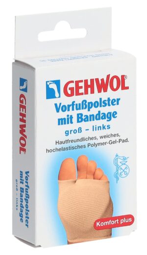 GEHWOL Vorfusspolster mit Bandage gross links