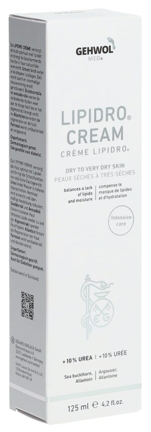 GEHWOL MED Cr Lipidro 10% Urea GB/F/NL/D 125 ml