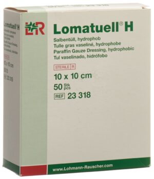 LOMATUELL H Salbentüll 10x10cm steril       50 Stk