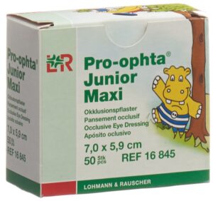 PRO-OPHTA Jun Augenpflaster maxi 7.0x5.9cm  50 Stk