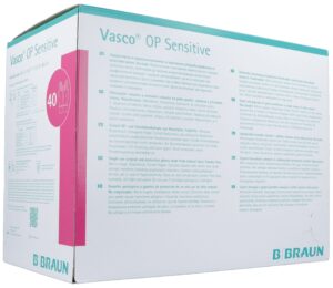 VASCO OP SENSITIVE Handsch Gr9.0 steri Lat 40 Paar