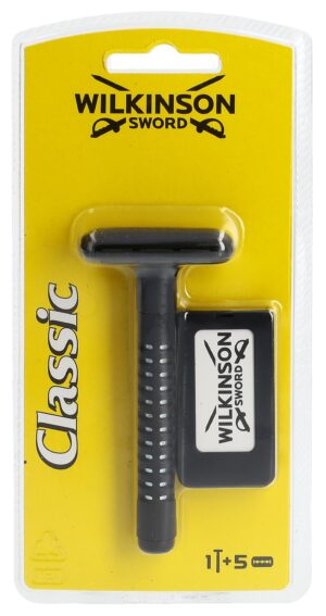 WILKINSON Classic Rasierer + 5 Klingen