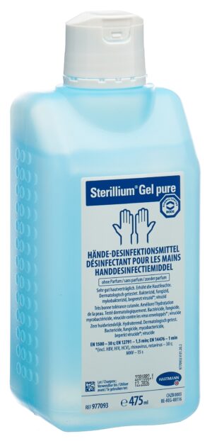 STERILLIUM GEL PURE Händedesinfektion    Fl 475 ml