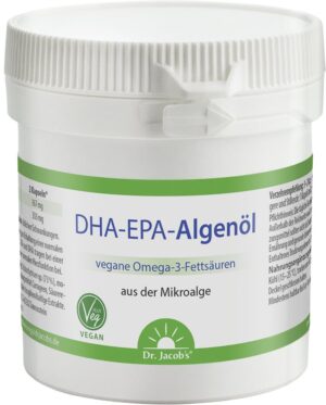 DR. JACOB'S DHA-EPA-Algenöl Kaps         Ds 60 Stk