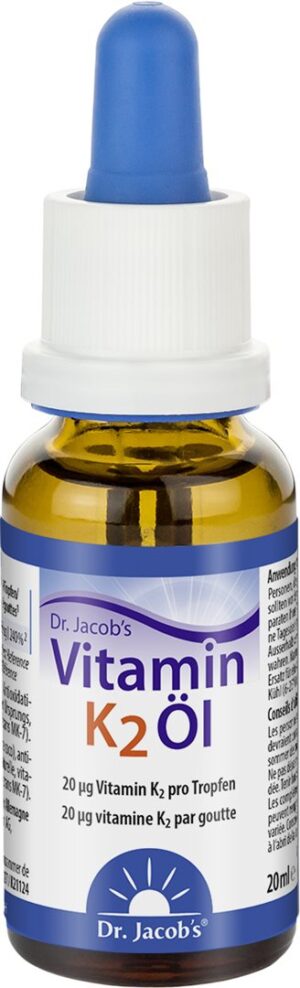 DR. JACOB'S Vitamin K2 Öl Tropfen MK7 Pip Fl 20 ml