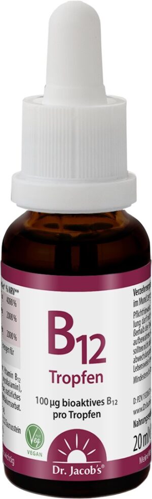DR. JACOB'S Vitamin B12 Tropfen 100 mcg   Fl 20 ml