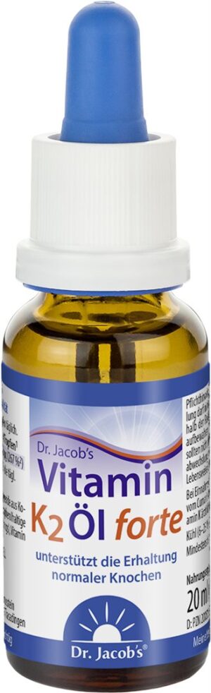 DR. JACOB'S Vit K2 Öl forte 50 mcg MK7       20 ml