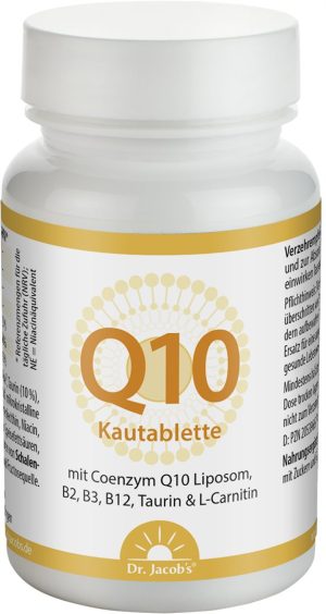 DR. JACOB'S Coenzym Q10 Kautabl Taurin L-CaDs 60 g