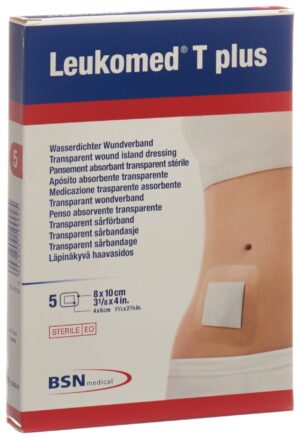 LEUKOMED T plus trans Verb 8x10cm 5 Stk