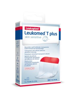 LEUKOMED T plus skin sensitive 5x7.2cm 5 Stk