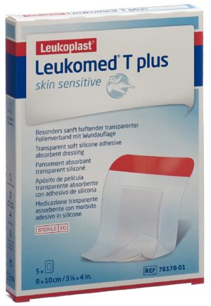 LEUKOMED T plus skin sensitive 8x10cm 5 Stk