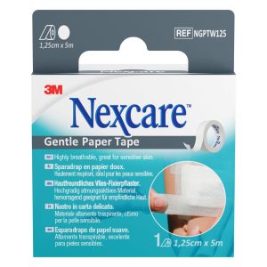 3M NEXCARE Gent Pap Tape Fixierpf 12.5mmx5m sRolle