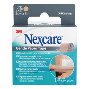 3M NEXCARE Gent Pap Tape Fixierpf 50mmx5m senRolle