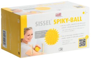 SISSEL Spiky-Ball 8cm gelb                   2 Stk