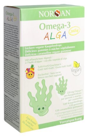 NORSAN Omega-3 ALGA Jelly vegan      Blist 120 Stk