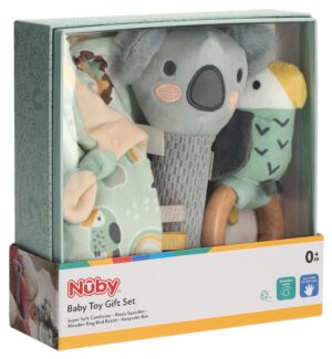 NUBY Baby Set Papagei Koala Löwe 3tl
