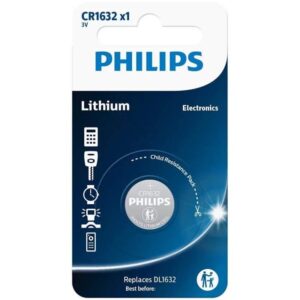 PHILIPS Batterien Lithium CR1632 Blist