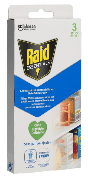 RAID Lebensmittel-Mottenfalle                3 Stk