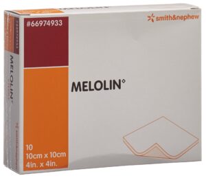 MELOLIN Wundkompressen 10x10cm steril Btl 10 Stk