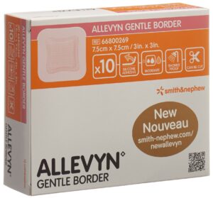 ALLEVYN GB Wundverband 7.5x7.5cm 10 Stk