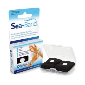 SEA-BAND Akupressurband Erwachsene schwarz 1 Paar