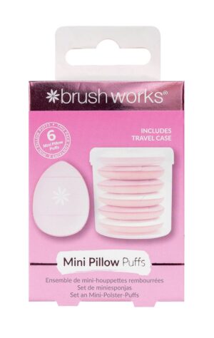 BRUSHWORKS Mini Pillow Puffs Box 6 Stk